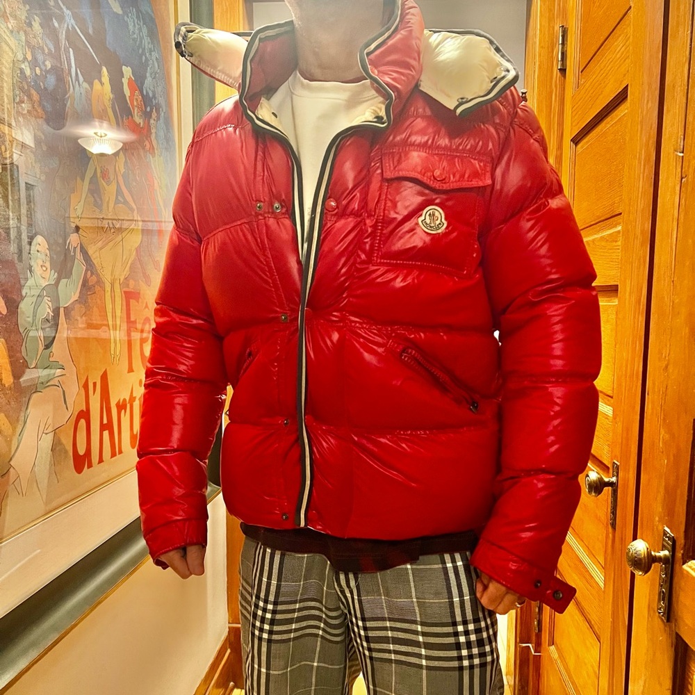 Moncler Bold Red Men's Puffer Jacket